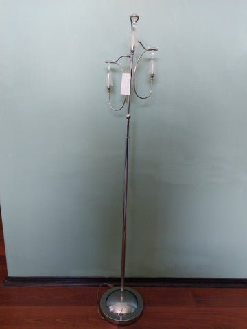 Floor Lamp Chrome Finish And Frosted Glass 06-118-JSH-166