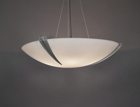 Pendant Satin Nickel Finish with White Opal Acrylic #020853-015