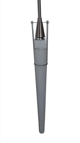 Mini Pendant Polish Steel With White Glass 3118-20-JSH-LS