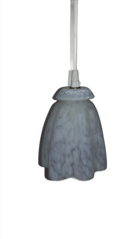 Mini Pendant Light White Murano Glass 3218-25-JSH-PL