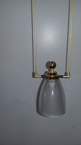 Mini PendantLight Gold Finish And Double Glass Shade 3-118-21-JSH COV
