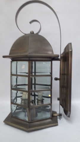 Outdoor Wall Light Pewter Finish And Clear Beveled Glass 17118-JSH3636