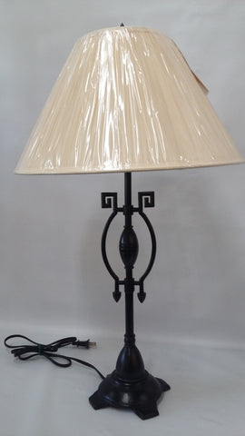 Table lamp Black Metal And Cream Shade 721848-JSH