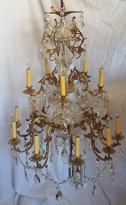 Lamp Repair Antique Chandelier Complete Refurbish 777-18 – J