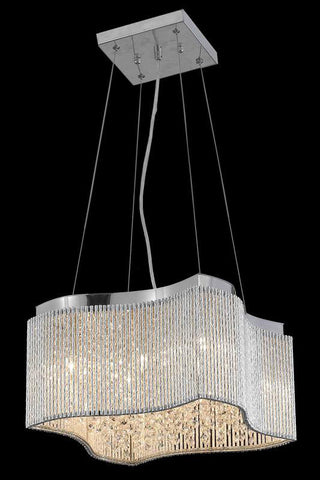 Pendant Polished Chrome Finish and Crystal #020835-014 FP