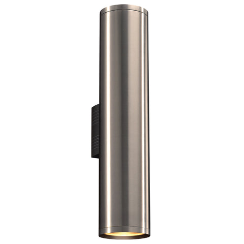 Outdoor Wall Brushed Aluminum Finish W Glass Diffuser PL519-2094