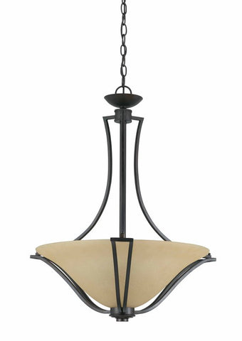 Pendant English Bronze Finish And Cream Glass #020850-015