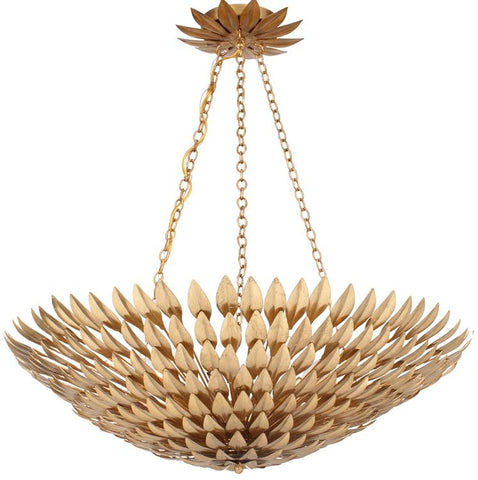 Pendant Light Antique Gold Metal Finish #020854-14