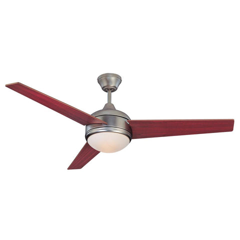 Ceiling Fans Satin Nickel And Rosewood Blades #040810-014