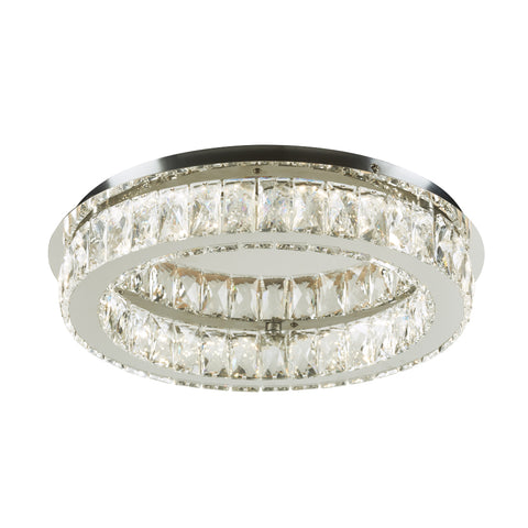 Flush Mount Chrome Finish And Cut Crystal 14318-PL-JSH75