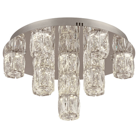 Flush Mount Chrome Finish And Clear 14318-99-JSH