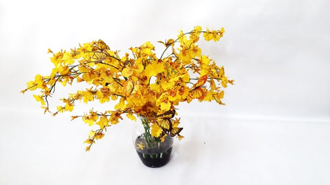 Accesories   Glass Vase with Flowers   20-118-JSH A11