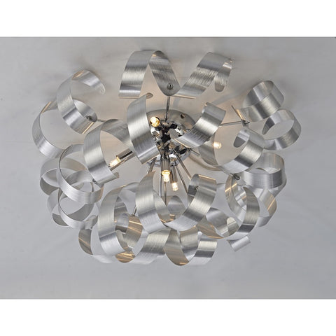 Flush Mount Satin Nickel Metal Finish 14518-JSH-ART