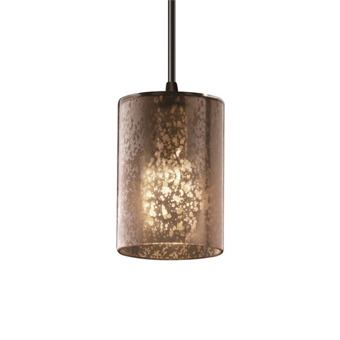 Mini Pendant Satin Nickel And Mercury Glass 3-118-JSH-28-700