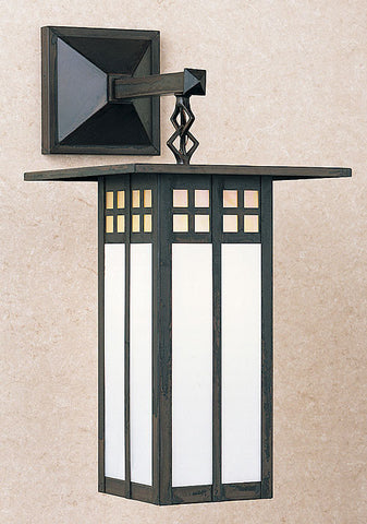 Outdoor Wall Light Solid Bronze Finish And opal Glass 17-118-JSH-111