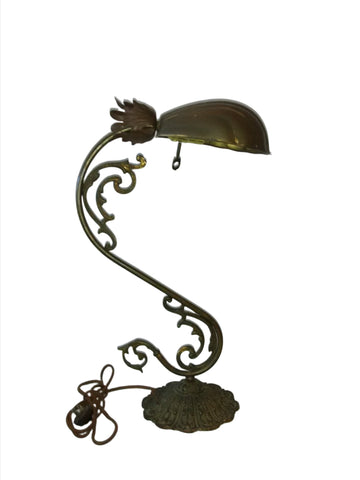 Table Lamp Antique Brass Metal  07-118-JSH-26