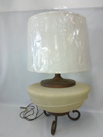 Table Lamp Brown Finish Scavo Glass Base 07-118-JSH-21