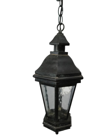 Outdoor Hanging Solid Brass Patina Finish And Water Glass 1821848-JSH-667