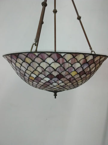 Pendant  Tiffany Glass Shade And Bronze Metal Finish221846-JSH-GG