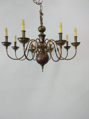 Chandelier Solis Brass And Cooper Finish 1218-JSH-MAY-1