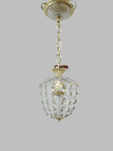 Mini Pendant Gold And Hand Cut Crystal 3218-JSH-JMC-8