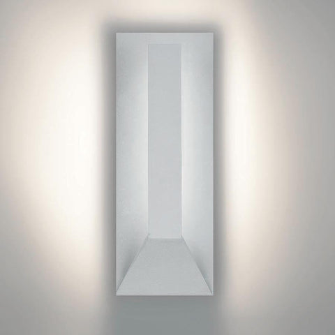 Outdoor Wall Light White Metal Aluminum Body #170952-14