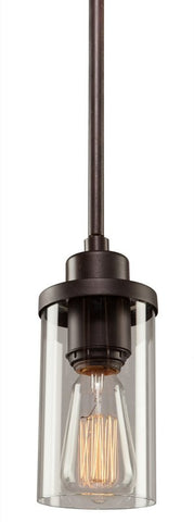 Mini Pendant Bronze And Clear Glass 3-118-JSH-7-333