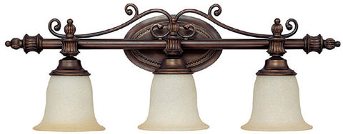 Bathroom Light Bronze Finish And Cream Glass 941-525-618