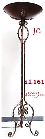 Floor Lamp Light Brown Iron Finish 06-118-DESG
