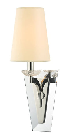 Wall Sconse Polished Nickel And Crystal Accent 3100832-