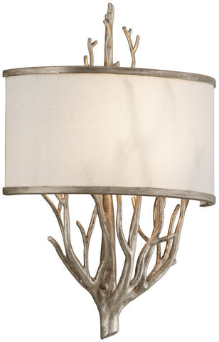 Wall Sconse Vienna Bronze Finish with Cream Linen Shade 104882-16