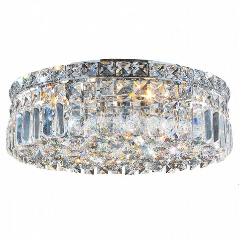 Flush Mount Chrome And clear Cut Crystal 14-118-JSH-2002