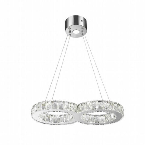 Chandelier Crystal and Chrome Led 01-118-JSH-A22
