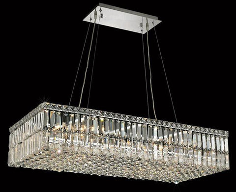 Chandelier Chrome Finish And Crystal #01082144-16