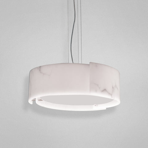Pendant Chrome Finish And  Glass Shade and Diffuser #020815-14