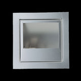 Out Door Wall Step Light Gray Finish  Frosted Glass EFL-14741-0121