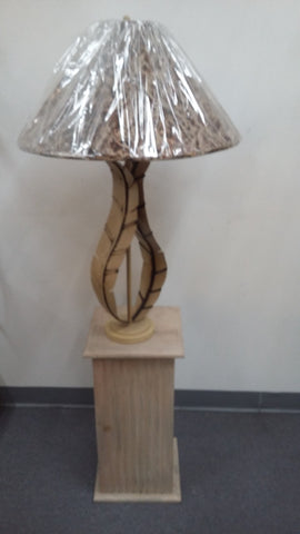 Table Lamp Metal Base With Silk Shade 07-116-JSH-99