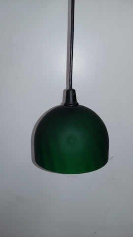 Mini Pendant Black And Green Glass Shade 3118-21-JSH LB