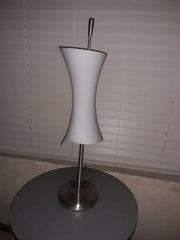 Table Lamp Satin Nickel With Frosted Glass 07-118-JSH-139
