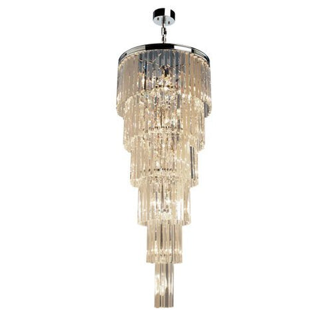 Chandelier Chrome Finish And Crystal 01-118-JSH-997