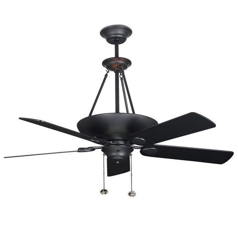 Ceiling Fans Black Finish 5 Blades 43-318-JSH-CON