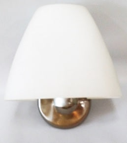 Wall Sconse Pewter and Frosted Glass  10-118-JSH-A54