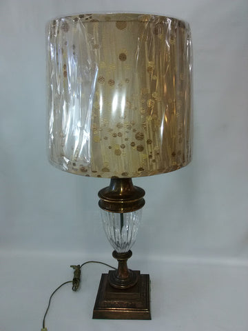 Table Lamp Cooper Metal With Cut Crystal 7218-48-JSH-WW