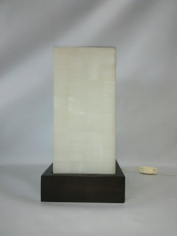 Table lamp Cream Onix Stone And Wood Base 7218-48-JSH-CUSTO