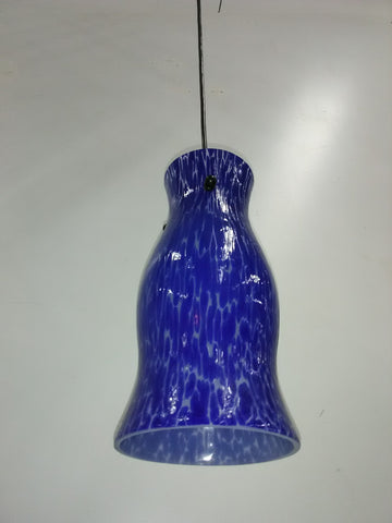 Pendant Blue Murano Glass With Black Cable 2218-25-JSH-PL-9