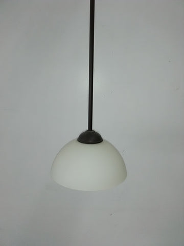 Mini Pendant Bronze Finish And Frosted Glass 321848--JSH-48-9