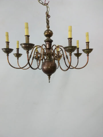 Chandelier Solis Brass And Cooper Finish  1218-JSH-MAY-1