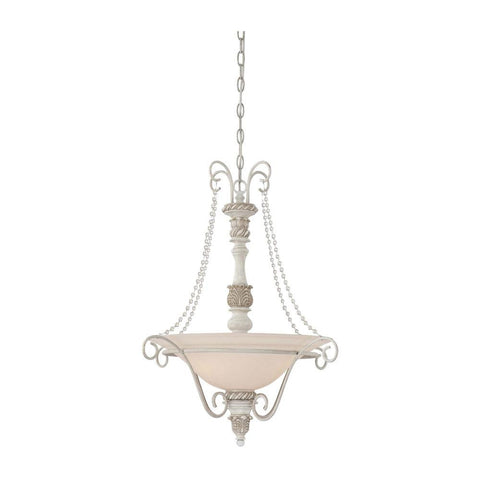 Pendant  Antique Linen Finish And Frosted Glass #020801-97