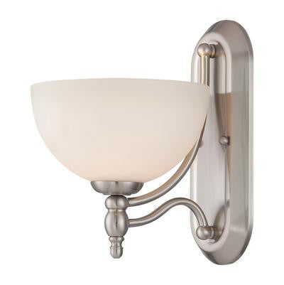 Wall Sconse Satin Nickel And Frosted Glass #100801-243