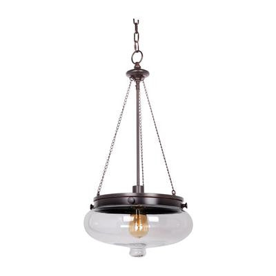 Pendant Oiled Bronze Finish With Clear Glass #020801-71